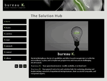 Tablet Screenshot of bureau-k.ch
